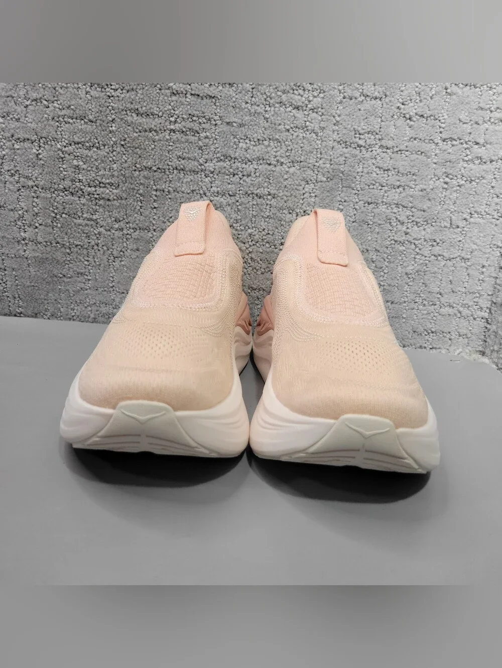 Hoka Skyward Laceless Women's Size US 7B Rose Latte/Rose Cream Recovery Shoes